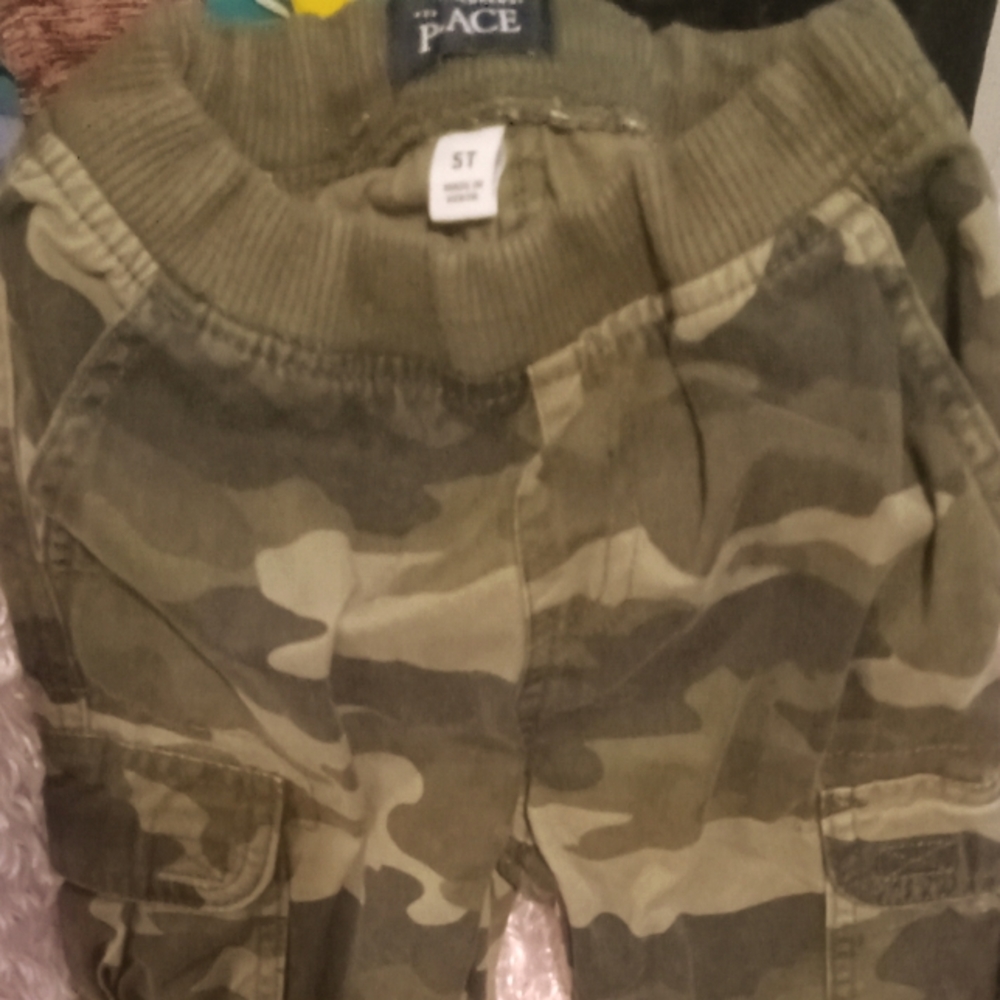 Camouflage boys pants